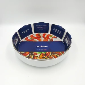 Hőálló sütőtál fehér üveg 30cm 4L