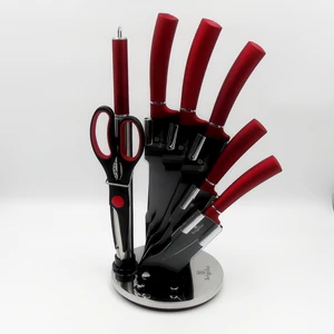 Késkészlet állvánnyal 8r. metál