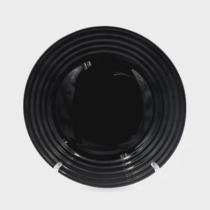 Desszerttányér fekete 19cm Harena