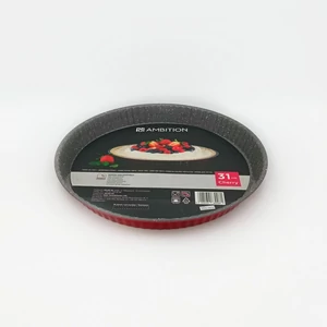 Pite sütőforma 31cm Sherry piros metál