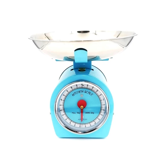 Konyhai mérleg 5kg mechanikus, inox tállal