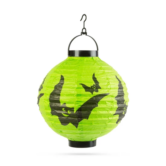 LED Lampion Halloween 20cm denevér