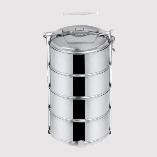 Éthordó rozsdamentes 4-es 16cm 1,3L