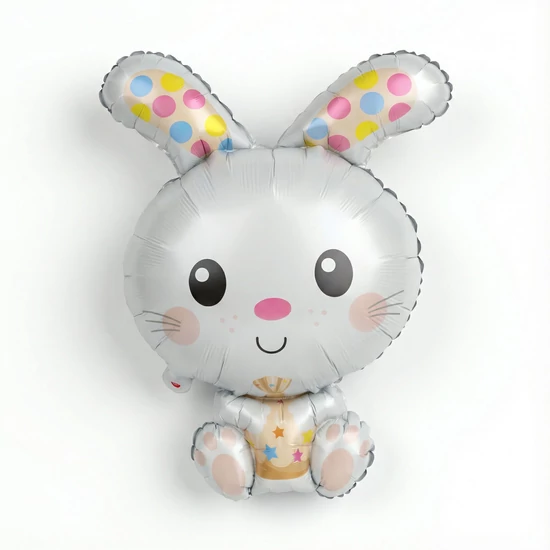 Nyuszi fólia lufi 78cm