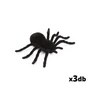Kép 1/2 - Halloweeni plüss pók dekoráció 3db
