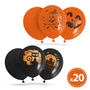 Kép 1/2 - Halloweeni lufi 6 féle mintával 20db 30cm