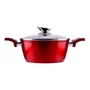 Kép 1/5 - Lábas metálpiros 24cm 4,5L tapadásmentes bevonattal