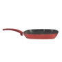Kép 1/4 - Grillserpenyő metálpiros 28cm tapadásmentes bevonattal